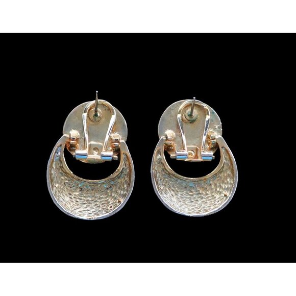 Butler Fifth Ave Faux Pearl Necklace Mother of Pearl Cabochons Rhinestones - Picture 8 of 8